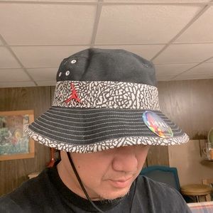Air Jordan Bucket hat elephant print 9/10 condition size S/M see photos